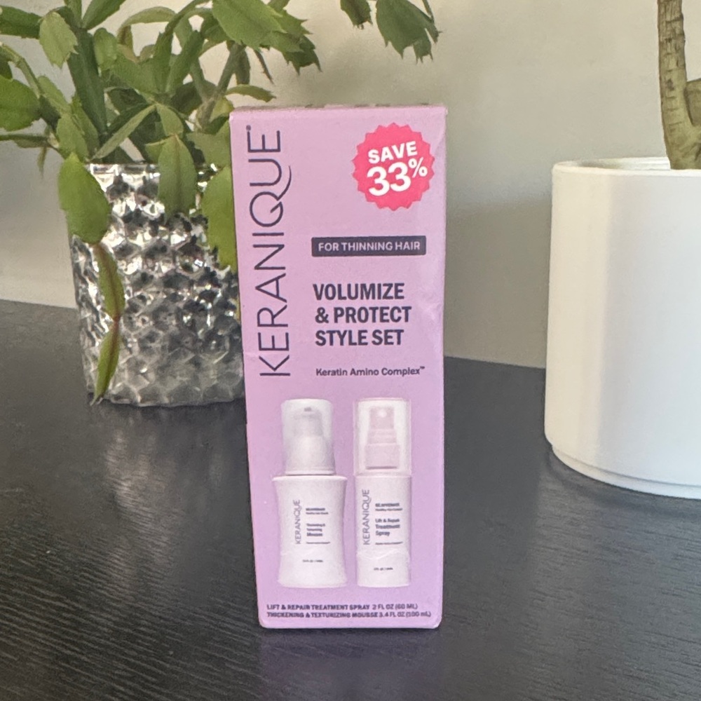 Keranique Volumize & Protect Style Set